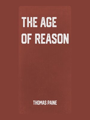 cover image of The Age of Reason